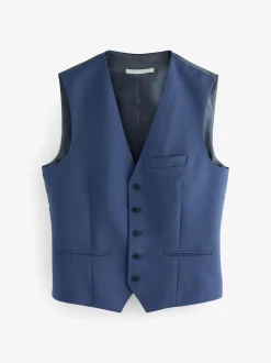 Bleu - Veste Coupe classique en Blend mélangée Motionflex