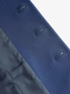 Bleu - Veste Coupe classique en Blend mélangée Motionflex