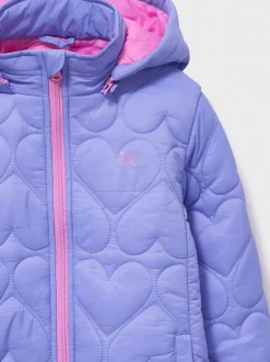 Bleu - Veste Courtepointe Cœur Crew Clothing