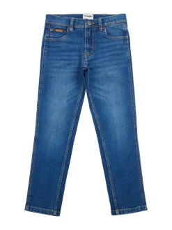 Bleu - Wrangler Coupe ajustée Texas Jeans