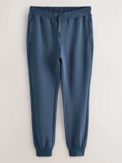 Bleu acier - Pantalon de jogging slim en modal doux à poignets Signature
