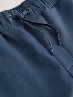 Bleu acier - Pantalon de jogging slim en modal doux à poignets Signature