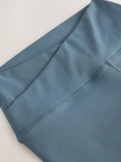 Bleu ardoise - Leggings enveloppants de yoga actif