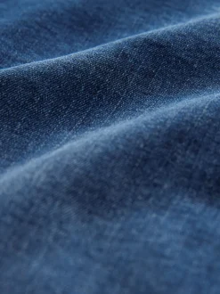 Bleu authentique - Lit 1 place - Coupe ajustée Classic Jeans extensibles