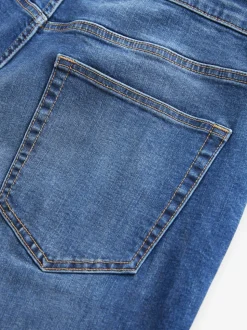 Bleu authentique - Straight Fit Classic Jeans extensibles