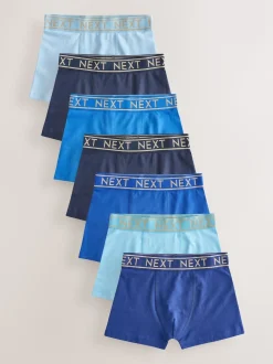 Bleu avec ceinture Or - Lot de 7 boxers (2-16ans)