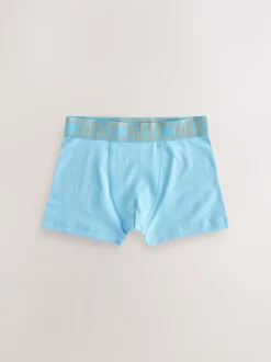 Bleu avec ceinture Or - Lot de 7 boxers (2-16ans)