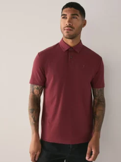 Bleu canard/Noir/Rouge rouille - Polo en jersey Manches courtes 3 Pack