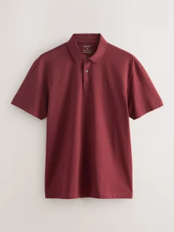 Bleu canard/Noir/Rouge rouille - Polo en jersey Manches courtes 3 Pack