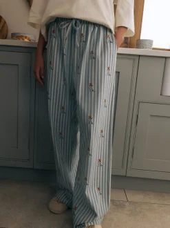 Bleu Charlie The Cockapoo - Pyjama en jersey à manches courtes