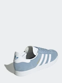 Bleu Chrome - adidas Originals Gazelle Trainers