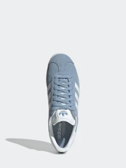 Bleu Chrome - adidas Originals Gazelle Trainers