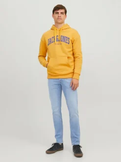 Bleu Chrome - Jean slim JACK & JONES Glenn