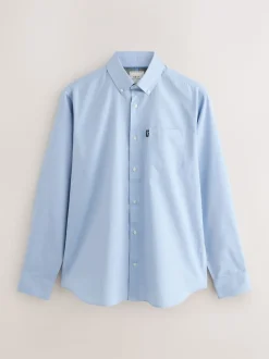 Bleu clair - Ajustement régulier - Chemises Oxford boutonnées Easy Iron