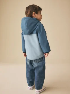 Bleu clair - Anorak doublé en polaire imperméable (3mois-7ans)