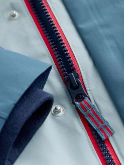 Bleu clair - Anorak doublé en polaire imperméable (3mois-7ans)