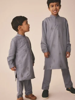 Bleu clair - Eid Kurta (3mths-16yrs)