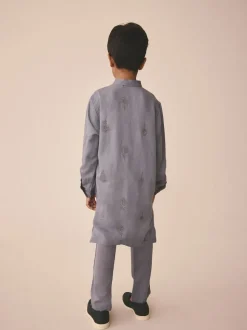 Bleu clair - Eid Kurta (3mths-16yrs)