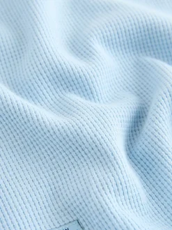 Bleu clair - Ensemble t-shirt et short texturé Manchester Courts (3-16ans)