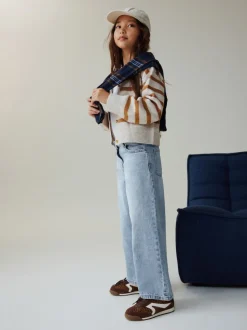 Bleu clair - Jean extra large (6-16ans)