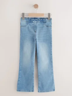 Bleu clair - Jean évasé Pullon (3-16ans)