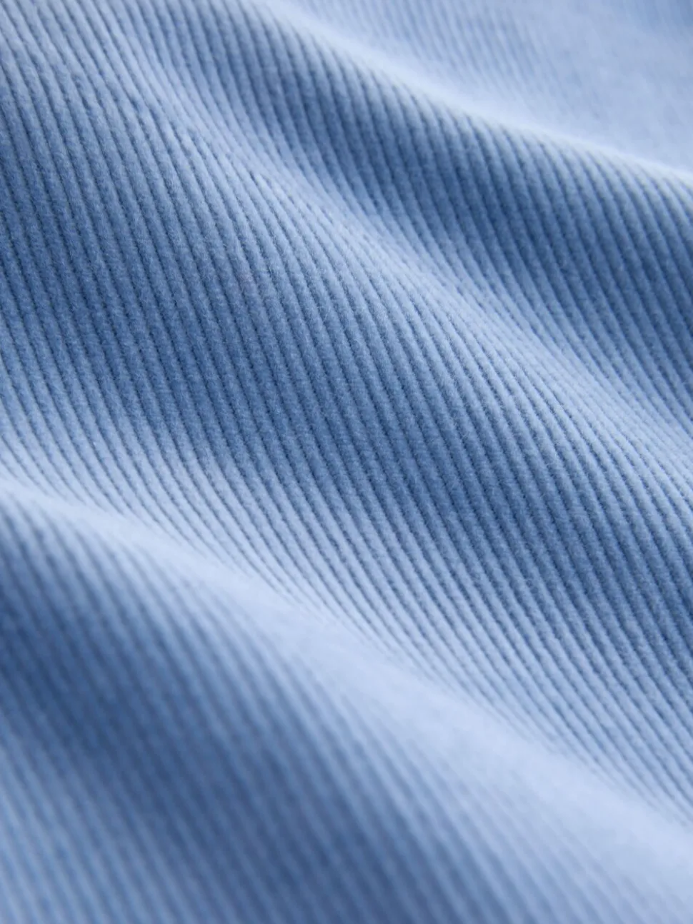 Bleu clair - Pantalon large en velours côtelé