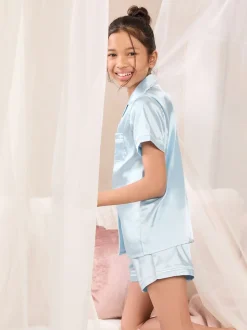 Bleu clair - Pyjama Lipsy Satin (5-16ans)