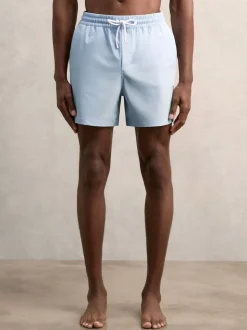Bleu clair - Reiss Cliff Drawstring Shorts de bain