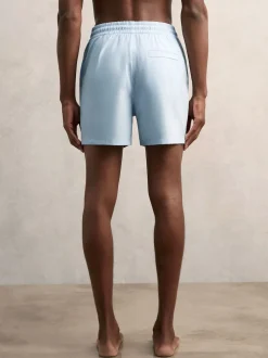 Bleu clair - Reiss Cliff Drawstring Shorts de bain