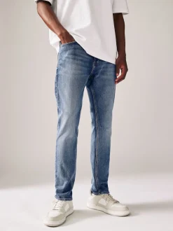 Bleu clair vintage - Skinny Fit (Skinny Fit) - Jeans stretch de confort