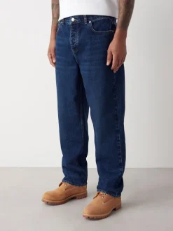 Bleu classique vintage - Coupe ample - délavé vintage Denim Jeans