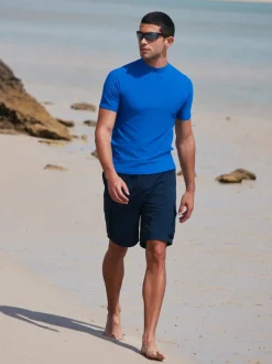 Bleu cobalt - Active Manche courte Rash gilet