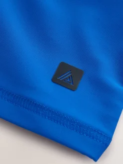 Bleu cobalt - Active Manche courte Rash gilet