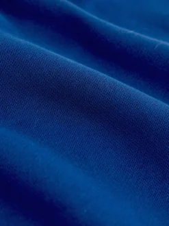 Bleu cobalt - Ajustement droit - Pantalon de jogging épais décontracté à dos brossé