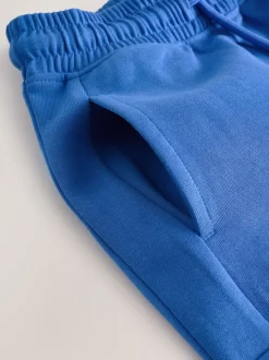 Bleu cobalt - Ensemble t-shirt et short épais décontracté (3-16ans)