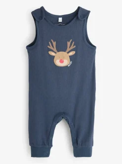 Bleu de ciel - Salopette MORI super douce