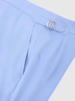 Bleu de ciel - Short de bain Reiss Sun avec pattes d'ajustement sur les côtés