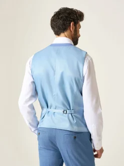 Bleu de ciel - Skopes Redding habillé Fit Costume Gilet