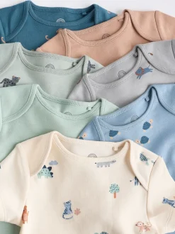 Bleu de sarcelle - Bébé 100% coton Corps 7 Lot