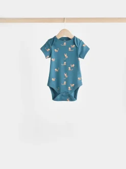 Bleu de sarcelle - Bébé 100% coton Corps 7 Lot