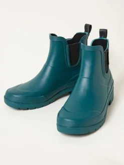 Bleu de sarcelle - Bottes de pluie en caoutchouc FatFace