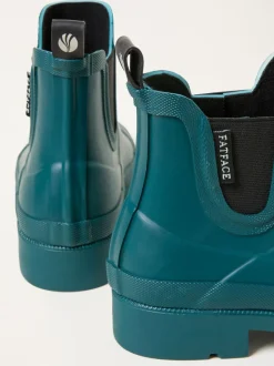 Bleu de sarcelle - Bottes de pluie en caoutchouc FatFace