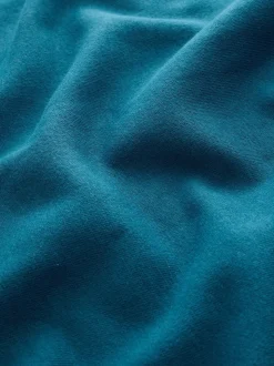 Bleu de sarcelle - Sweat à col zippé