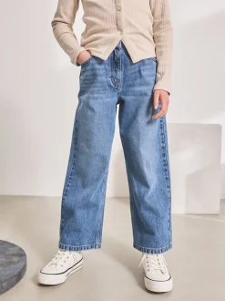 Bleu denim moyen - Jeans à jambe large (3-16ans)