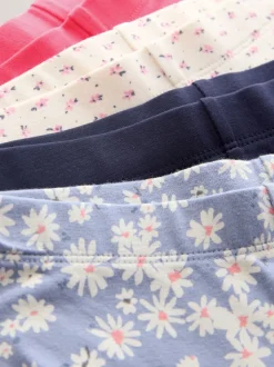 Bleu ditsy/rouge - Leggings évasés (3-16ans)