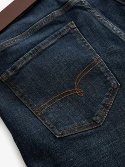 Bleu délavé - Ajustement droit - Jean authentique ceinturé