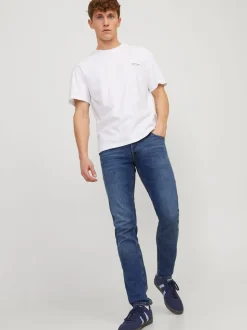 Bleu délavé - Jack & Jones Jeans Coupe ajustée Glenn