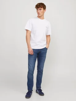 Bleu délavé - Jack & Jones Jeans Coupe ajustée Glenn