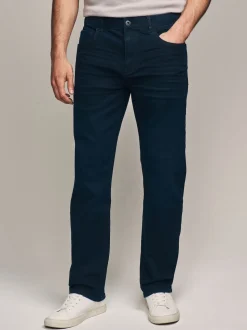bleu encre - Coupe droite Essential Extensible Jeans