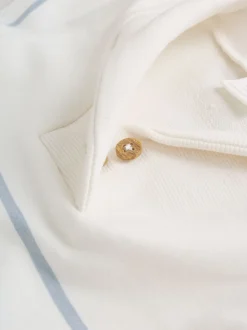 Bleu et Blanc rayées - Barboteuse en jersey pour bébé 2 Pack